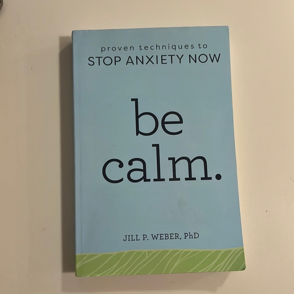 Be calm paperback book